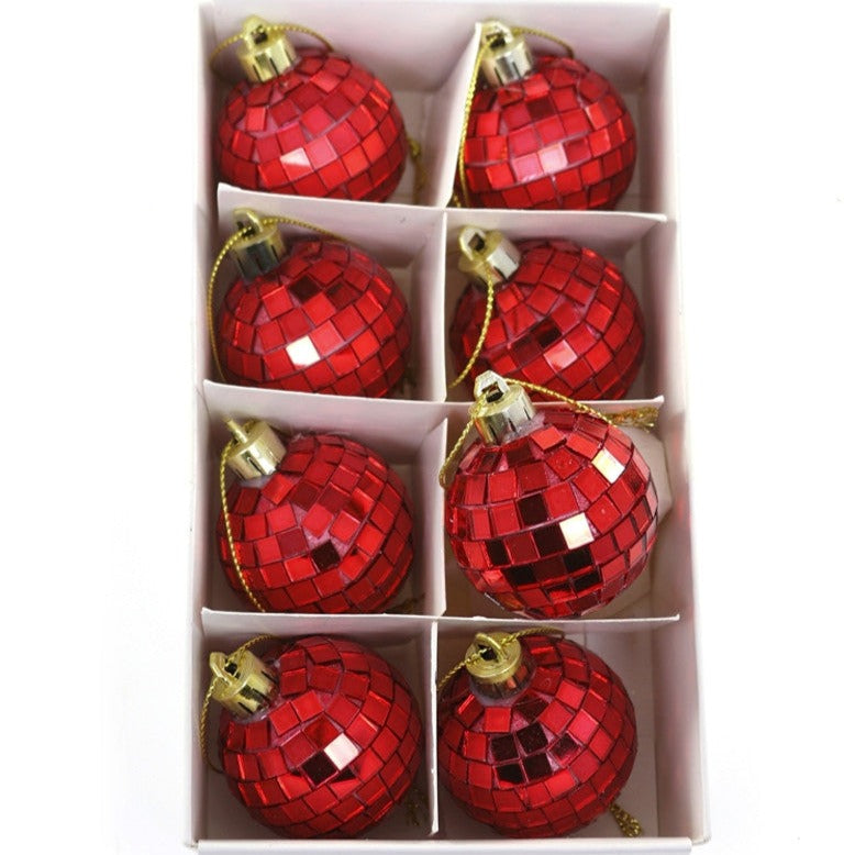 DISCO BALL ORNAMENT BY CODY FOSTER Cody Foster Co. Christmas Ornament RED Bonjour Fete - Party Supplies