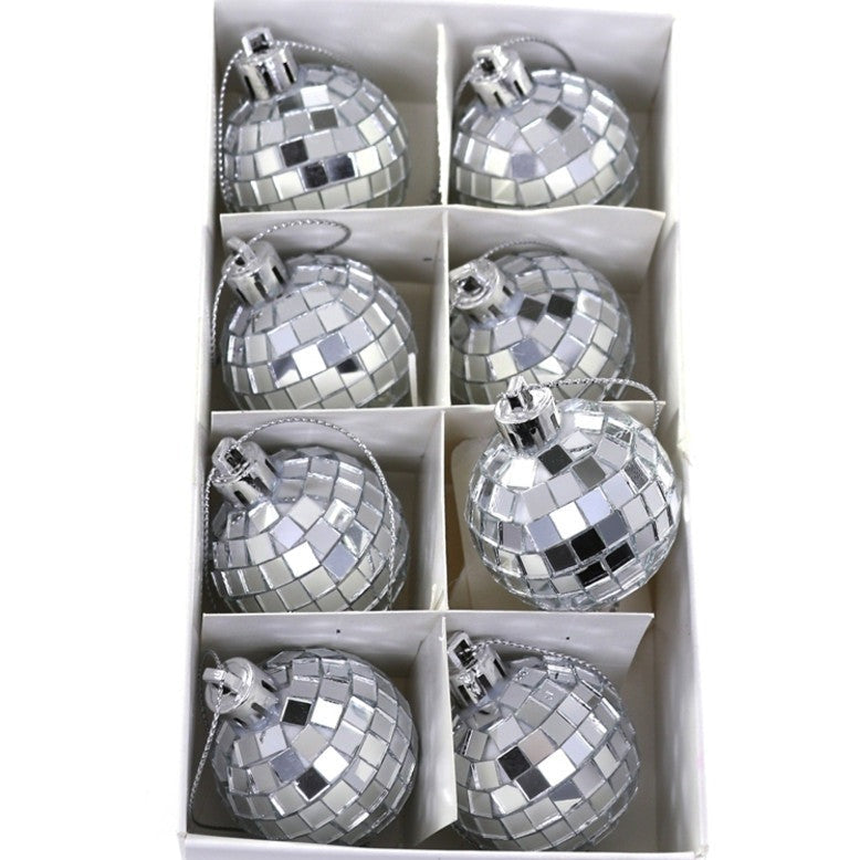 DISCO BALL ORNAMENT BY CODY FOSTER Cody Foster Co. Christmas Ornament SILVER Bonjour Fete - Party Supplies