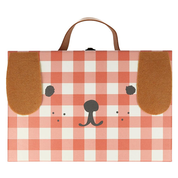 DOG LOVERS ADVENT CALENDAR SUITCASE WITH WOODEN TOYS Meri Meri Advent Calendars Bonjour Fete - Party Supplies