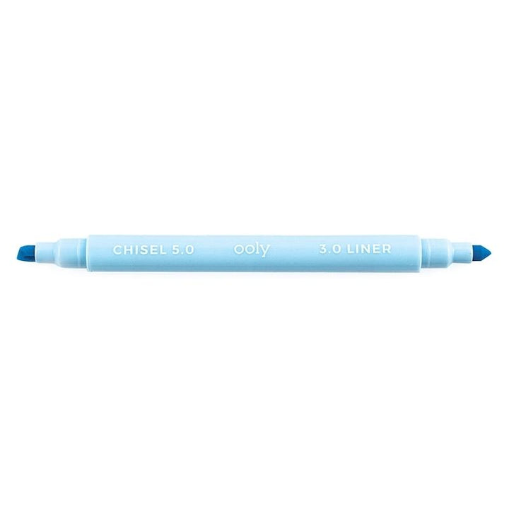 PASTEL LINERS DUAL TIP MARKERS Ooly Markers Bonjour Fete - Party Supplies
