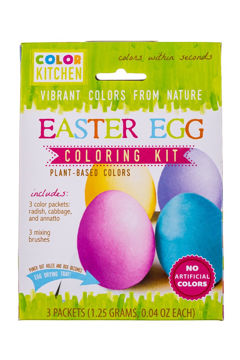 ARTIFICIAL DYE FREE EASTER EGG COLORING KIT Eco Kids Easter Crafts Bonjour Fete - Party Supplies