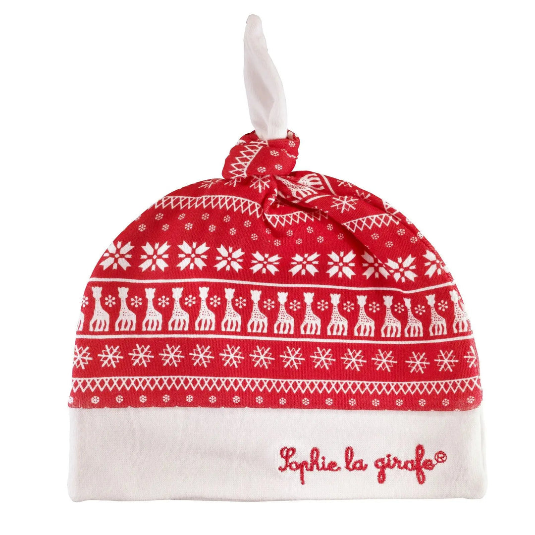 Christmas Gift Set New 2020 - Socks, Hat + Sophie Sophie la Girafe Christmas Toy Bonjour Fete - Party Supplies