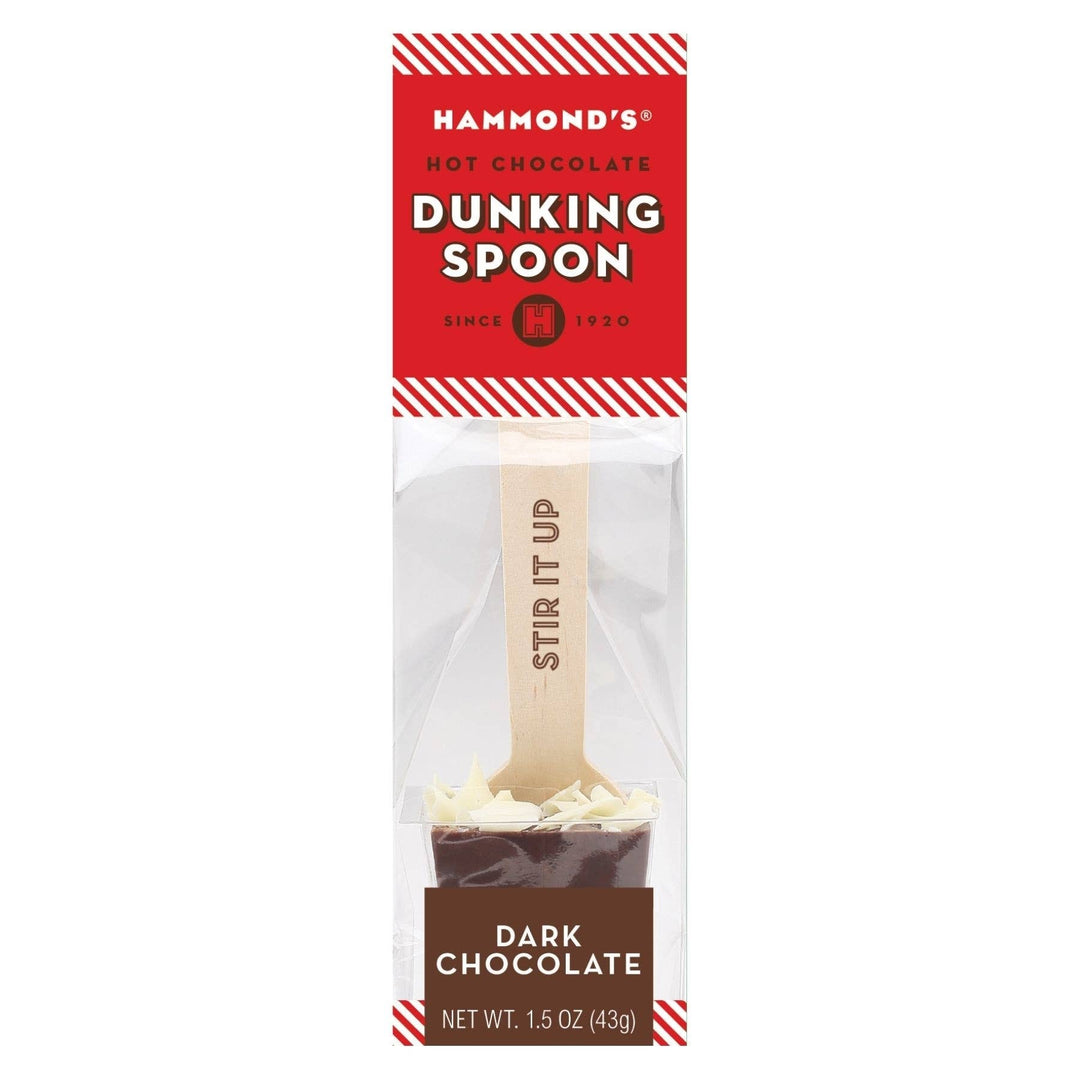 Dark Chocolate Dunking Spoon 1.5oz Hammond's Candies 0 Faire Bonjour Fete - Party Supplies