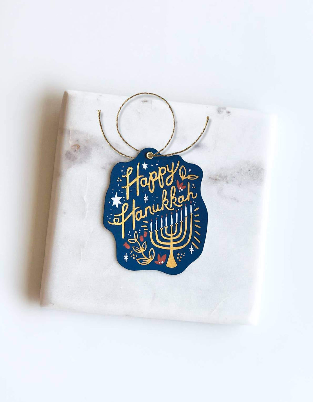 MENORAH DIE-CUT GIFT TAGS Idlewild Co. Gift Tags Bonjour Fete - Party Supplies