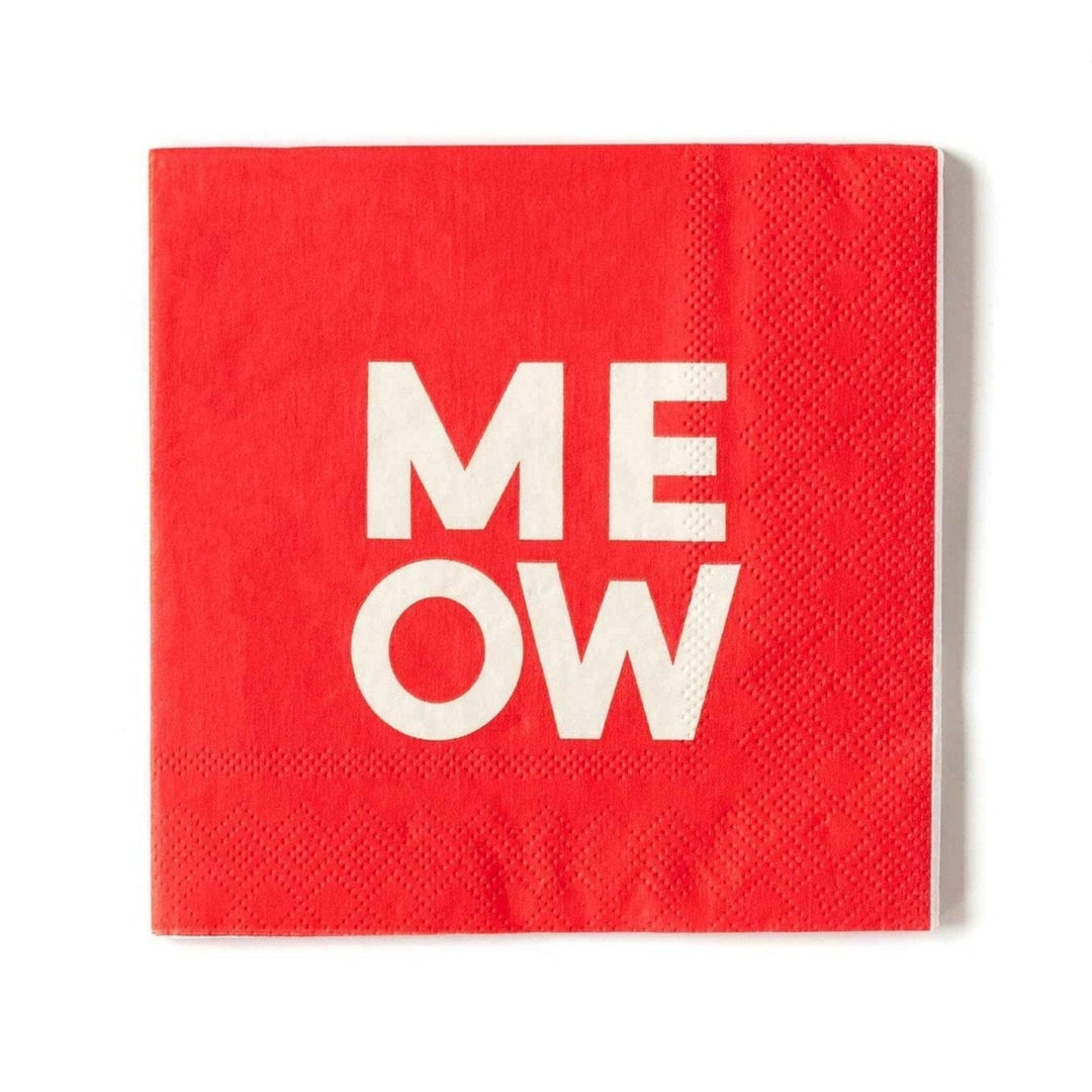 MEOW CAT NAPKINS My Mind’s Eye Napkins Bonjour Fete - Party Supplies