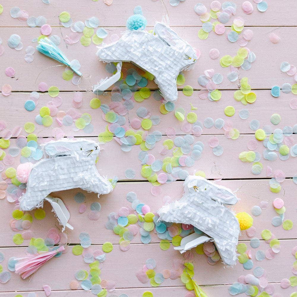 LEAPING BUNNY MINI PIÑATA FAVORS Meri Meri Mini Pinatas Bonjour Fete - Party Supplies