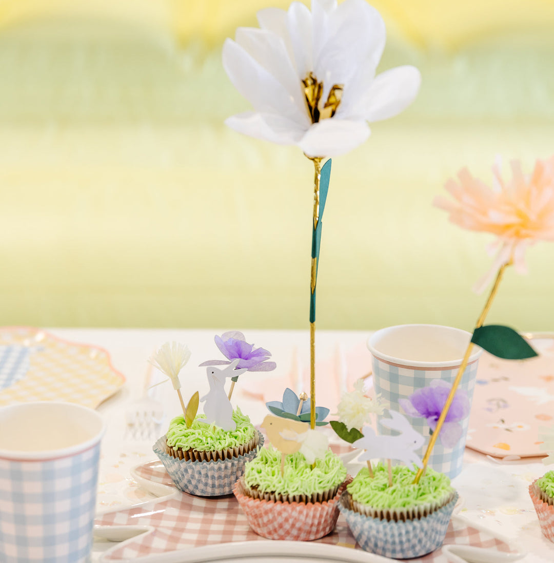 EASTER CUPCAKE KIT Meri Meri Cupcake Topper Bonjour Fete - Party Supplies