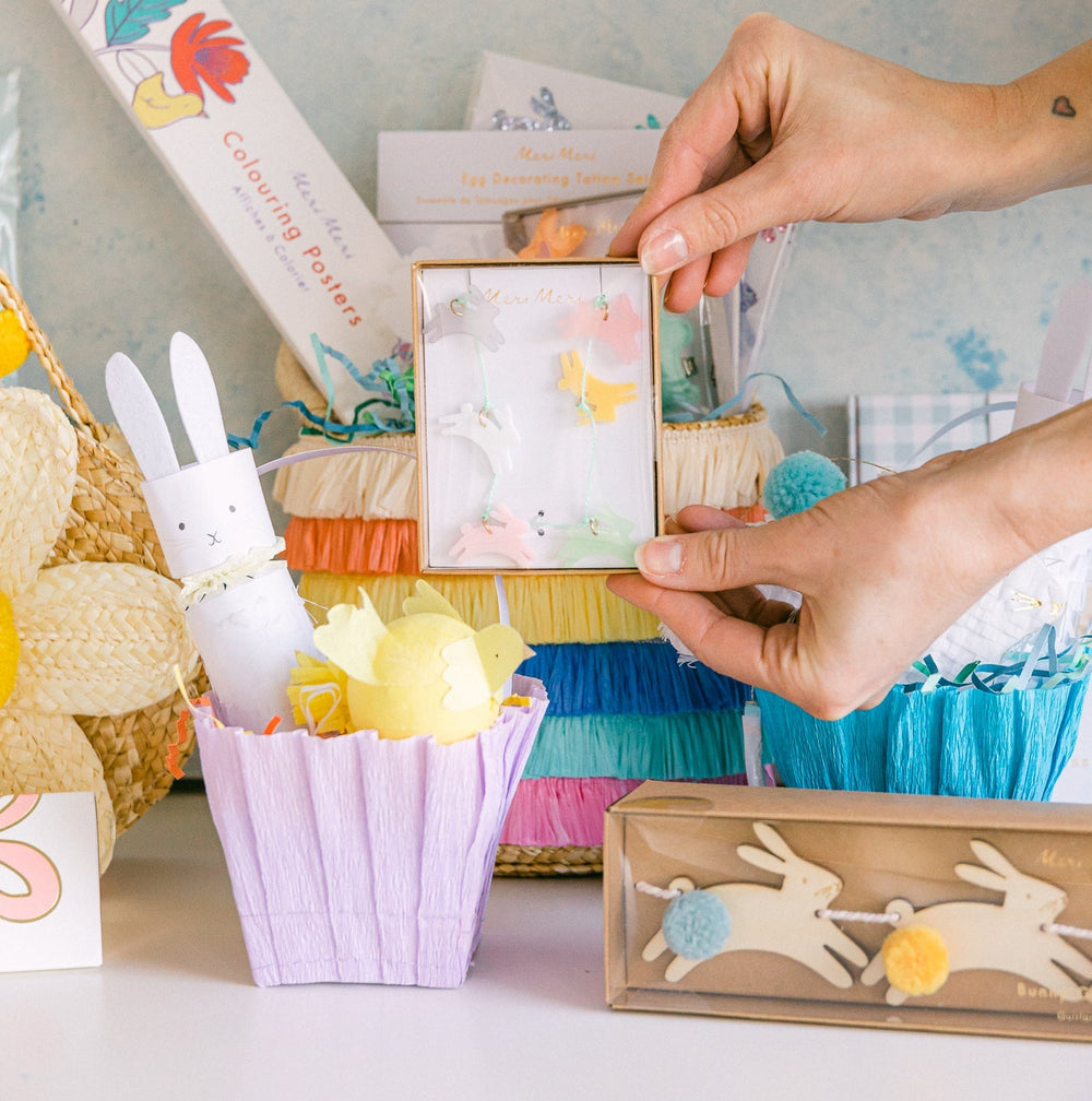 LEAPING BUNNY NECKLACE Meri Meri Kid's Jewelry Bonjour Fete - Party Supplies