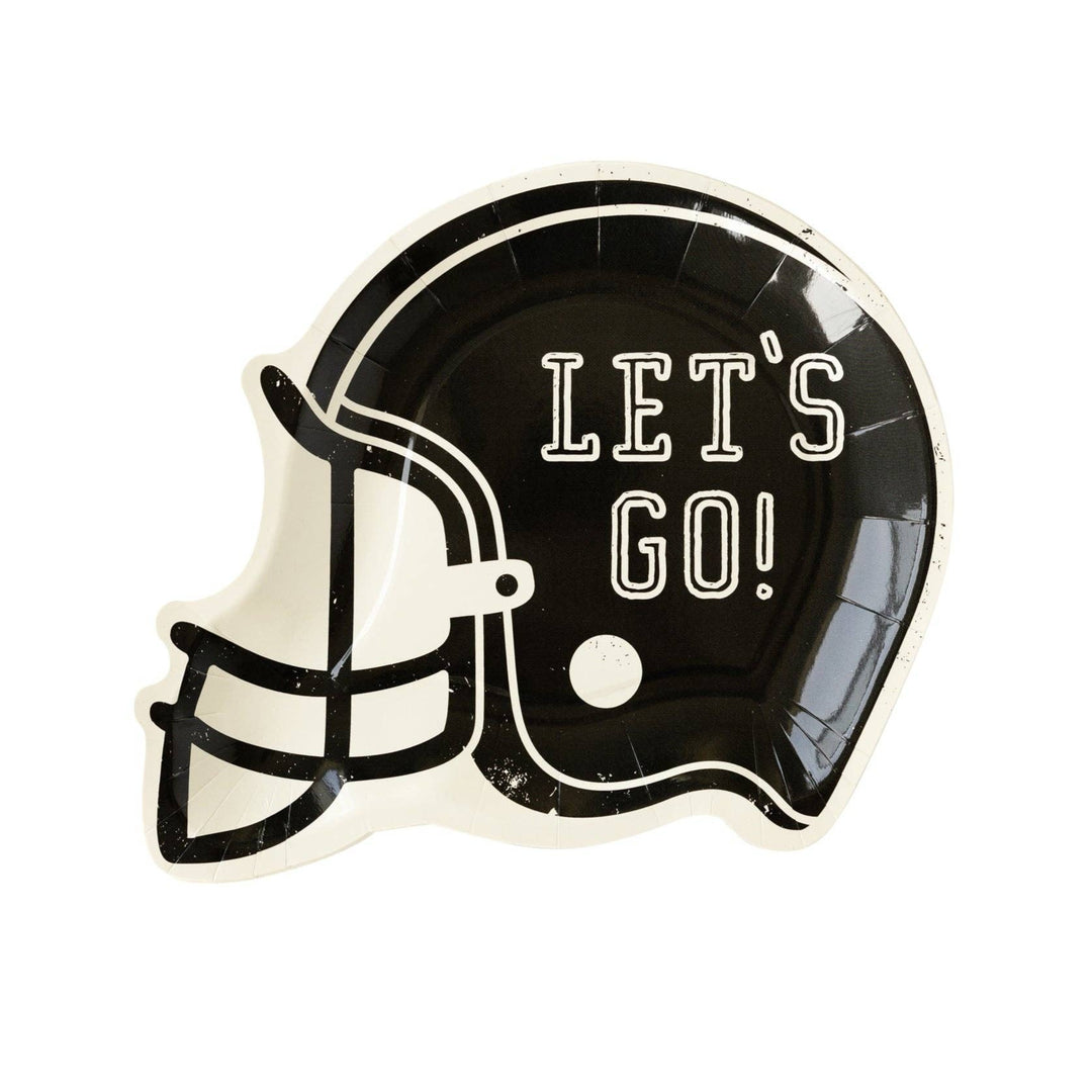 Football Helmet Paper Plates Bonjour Fete Party Supplies Super Bowl Party Sports Party
