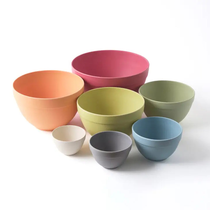 7-Piece Mixing Bowl Set Bamboozle 0 Faire Pastel Bonjour Fete - Party Supplies