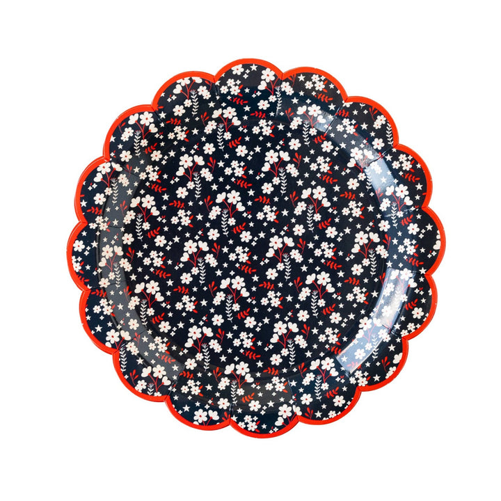 Liberty Floral Dinner Plate Bonjour Fete - Party Supplies