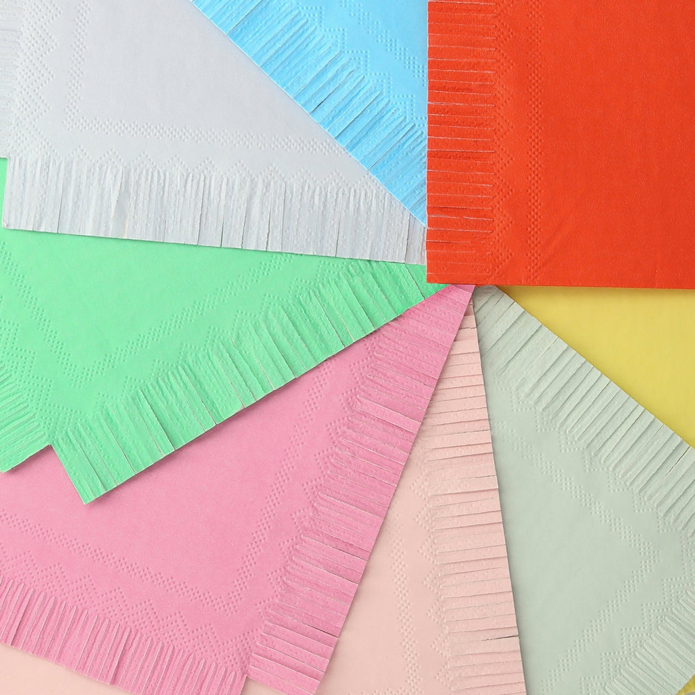 BRIGHT MIX SMALL NAPKINS Meri Meri Napkins Bonjour Fete - Party Supplies