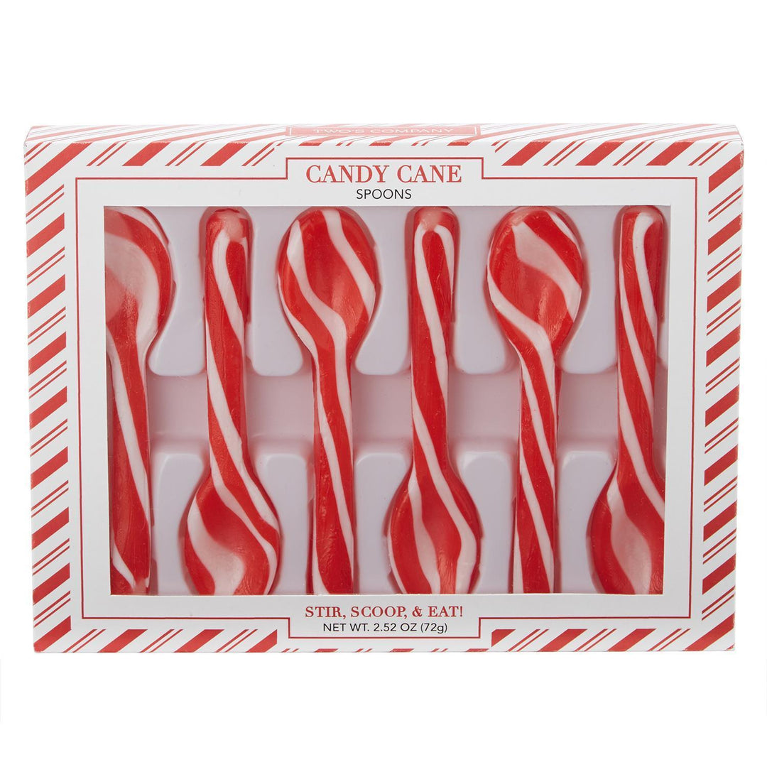 EDIBLE CANDY CINNAMON SPOONS Two's Company Christmas Favor Bonjour Fete - Party Supplies