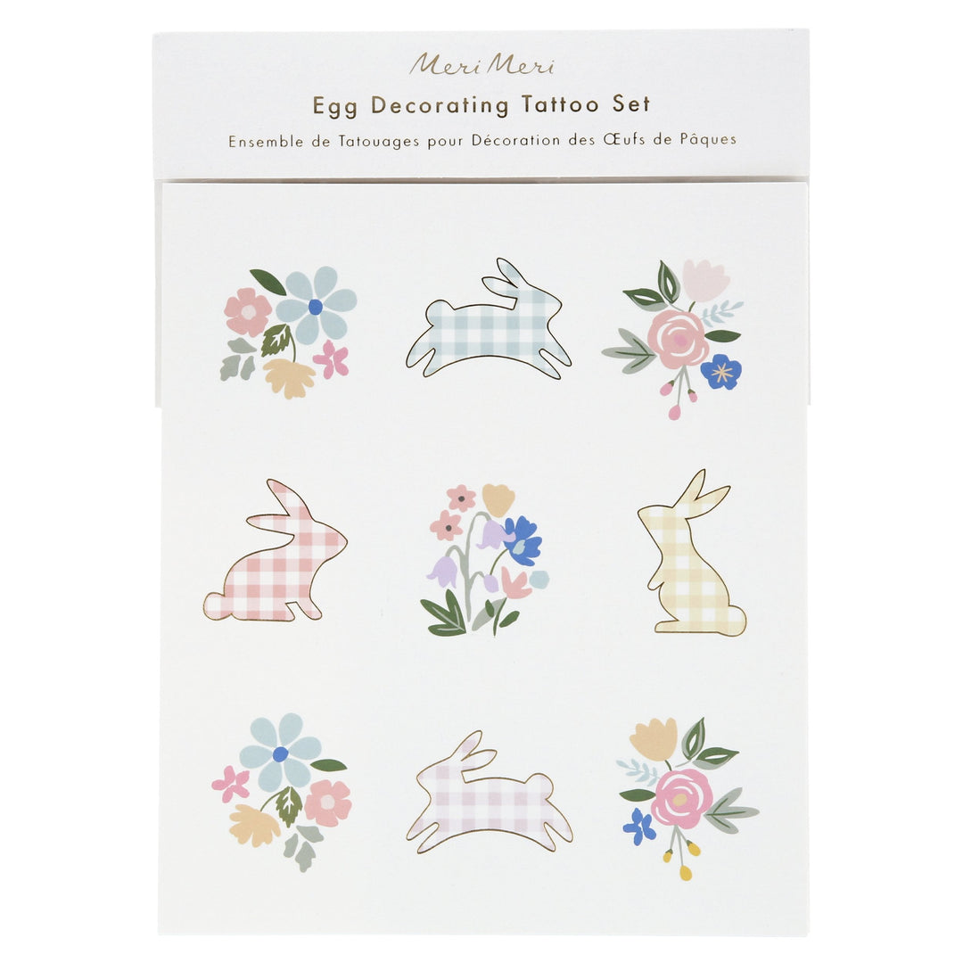 EGG DECORATING TATTOO SET Meri Meri Easter Crafts Bonjour Fete - Party Supplies