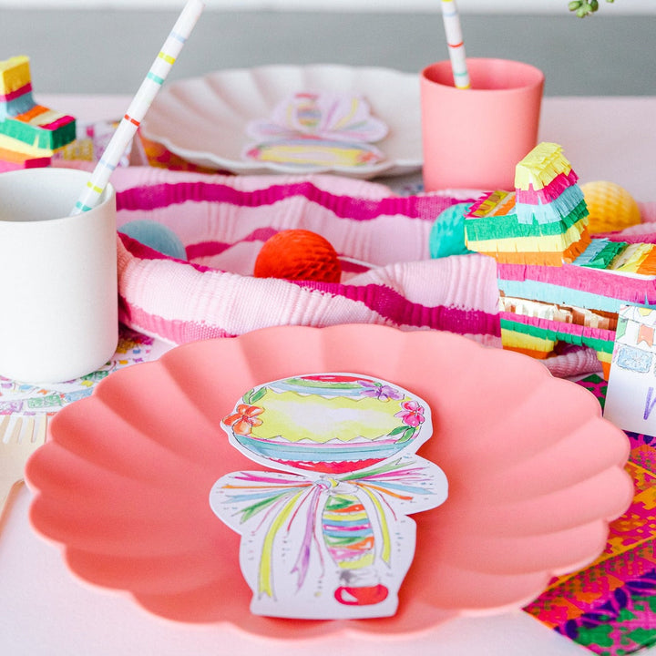 DIE-CUT ACCENTS-HANDPAINTED OTOMI FIESTA MARACA Rosanne Beck Collections Bonjour Fete - Party Supplies