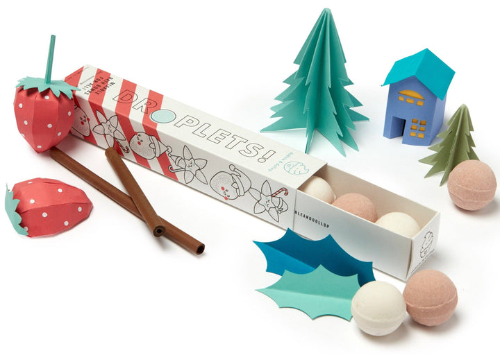 Holiday Bath Bombs Dabble & Dollop 0 Faire Bonjour Fete - Party Supplies