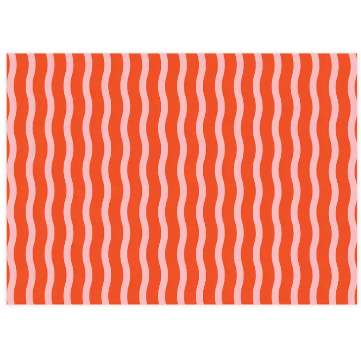 Fussy Stripe Tissue Paper Bonjour Fete Party Supplies Valentine's Day Gift Wrapping