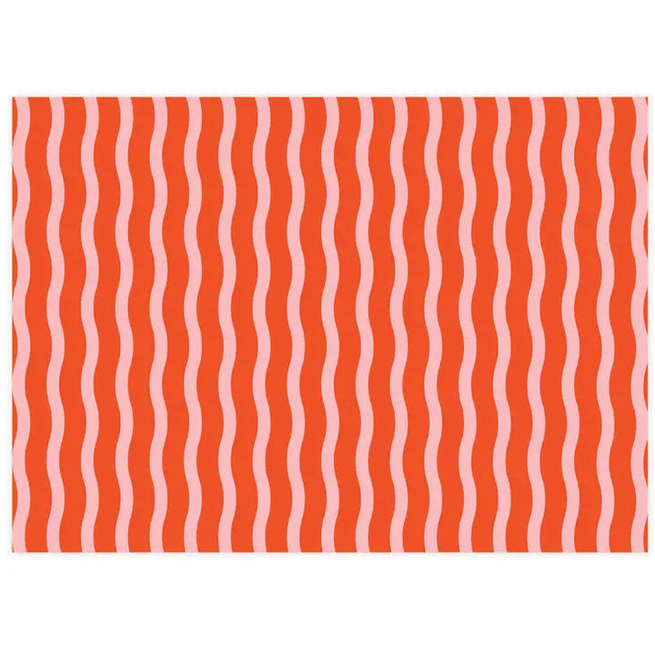 Fussy Stripe Tissue Paper Bonjour Fete Party Supplies Valentine's Day Gift Wrapping