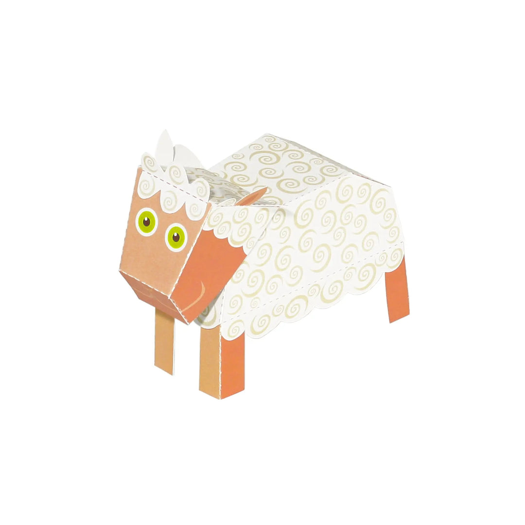 FARM ANIMALS PAPER TOYS pukaca Arts & Crafts Bonjour Fete - Party Supplies