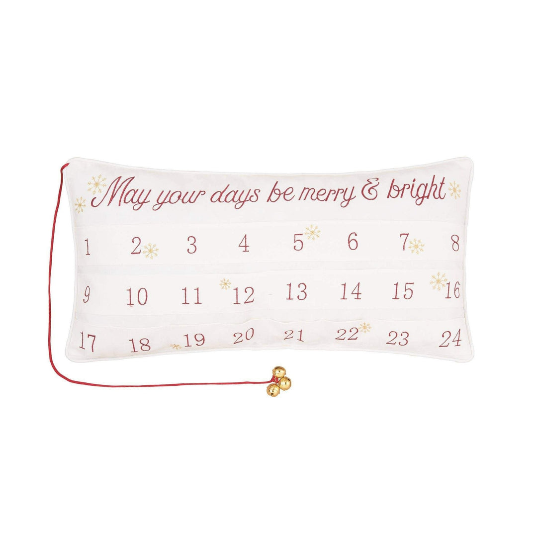 ADVENT CALENDAR CHRISTMAS PILLOW C&F Home Advent Calendars Bonjour Fete - Party Supplies