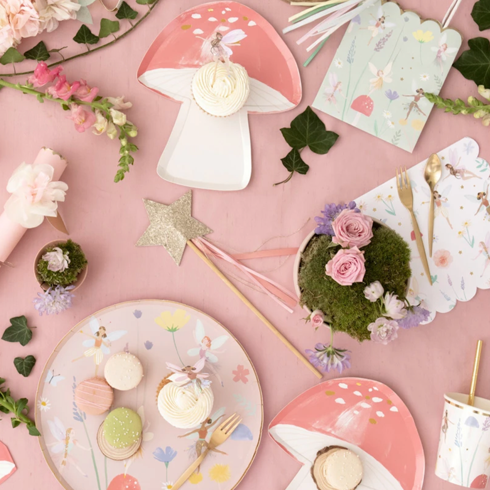 FAIRY NAPKINS LARGE Meri Meri Napkins Bonjour Fete - Party Supplies