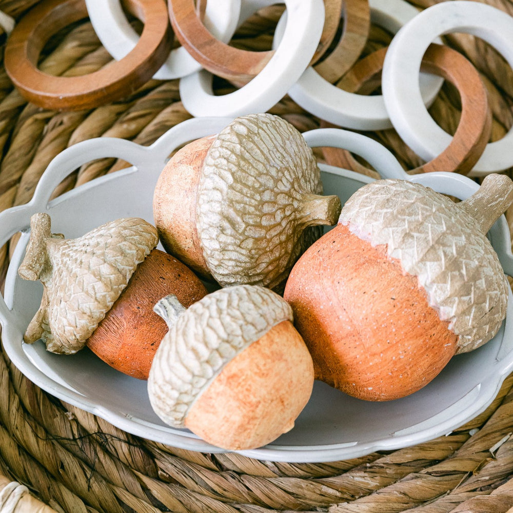 SET OF ACORNS Raz Bonjour Fete - Party Supplies