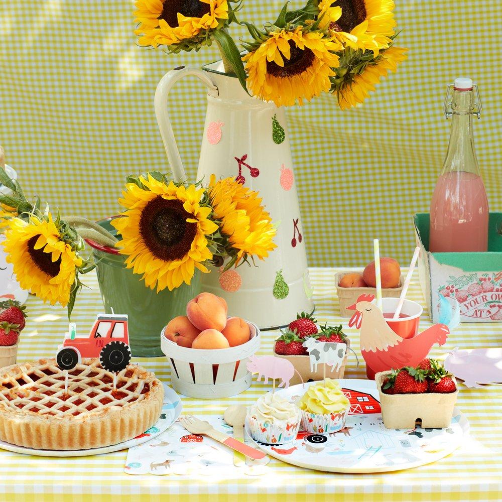ON THE FARM CUPCAKE KIT Meri Meri Cupcake Kit Bonjour Fete - Party Supplies