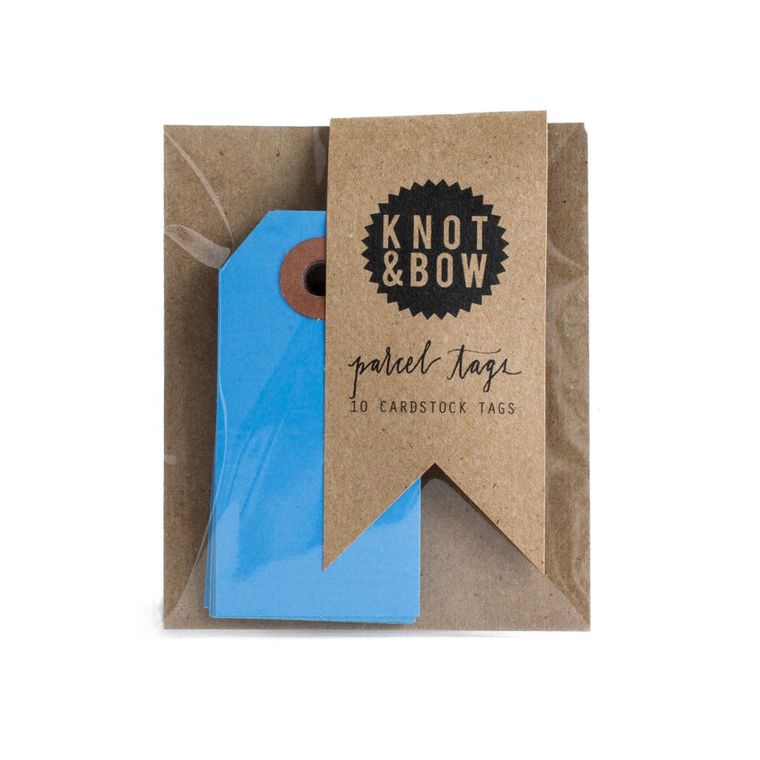 Kraft Jumbo Parcel Tags – Knot & Bow