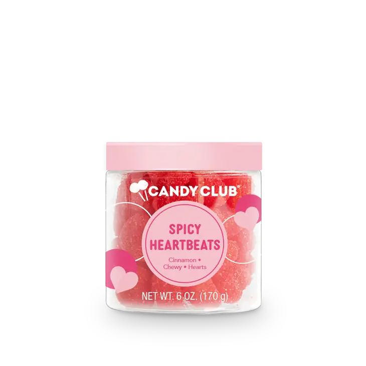 SPICY HEARTBEATS GUMMY CANDY Candy Club Valentine's Day Treats Bonjour Fete - Party Supplies