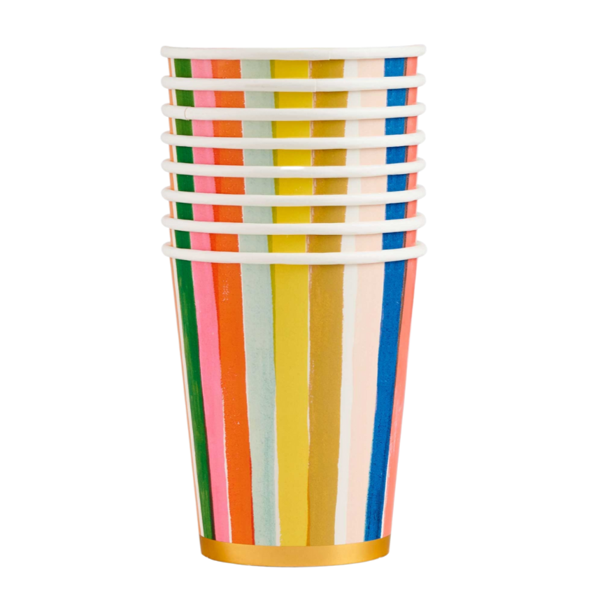 FELIZ PARTY CUPS Rifle Paper Co. Cups Bonjour Fete - Party Supplies