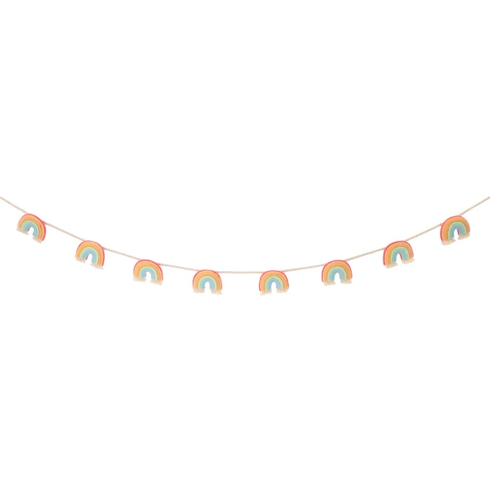 FELT RAINBOW GARLAND BY MERI MERI Meri Meri Garlands & Banners Bonjour Fete - Party Supplies