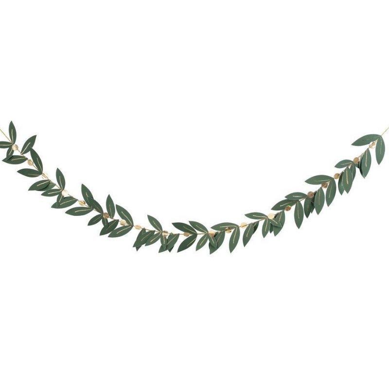 FESTIVE FOLIAGE GARLAND Meri Meri Christmas Party Decor Bonjour Fete - Party Supplies