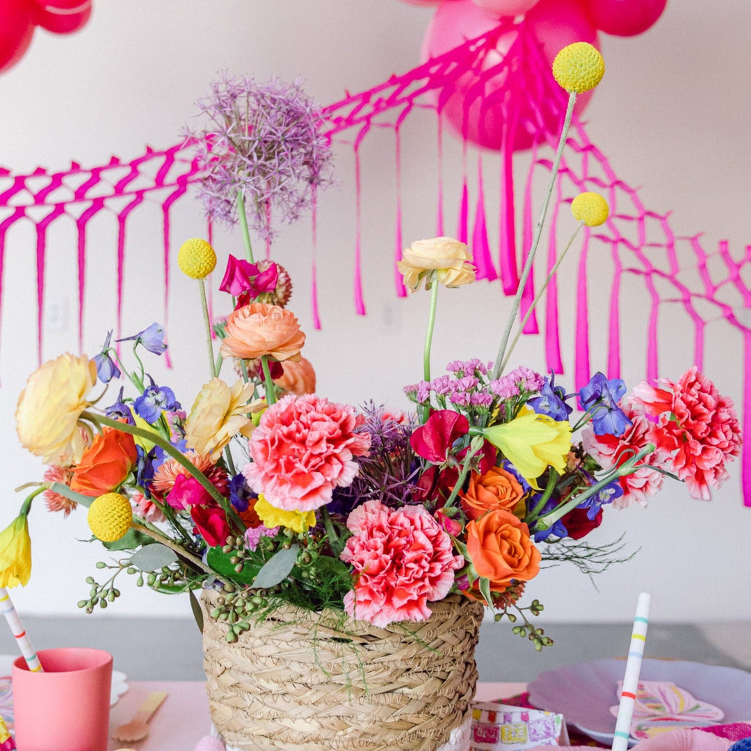 CERISE STREAMER GARLAND Devra Party Garlands & Banners Bonjour Fete - Party Supplies