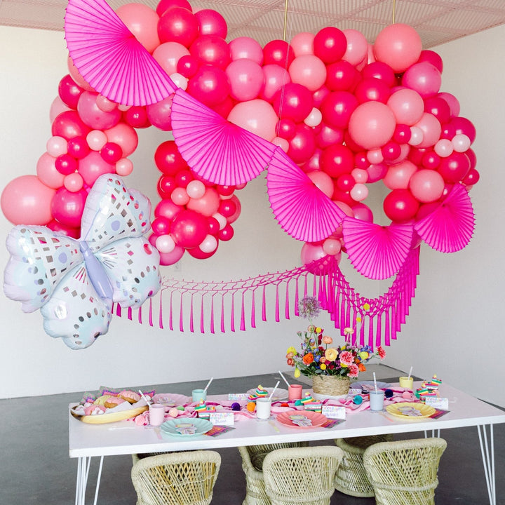 FLUTTER BUTTERFLY MYLAR BALLOON Jollity & Co. + Daydream Society Balloon Bonjour Fete - Party Supplies