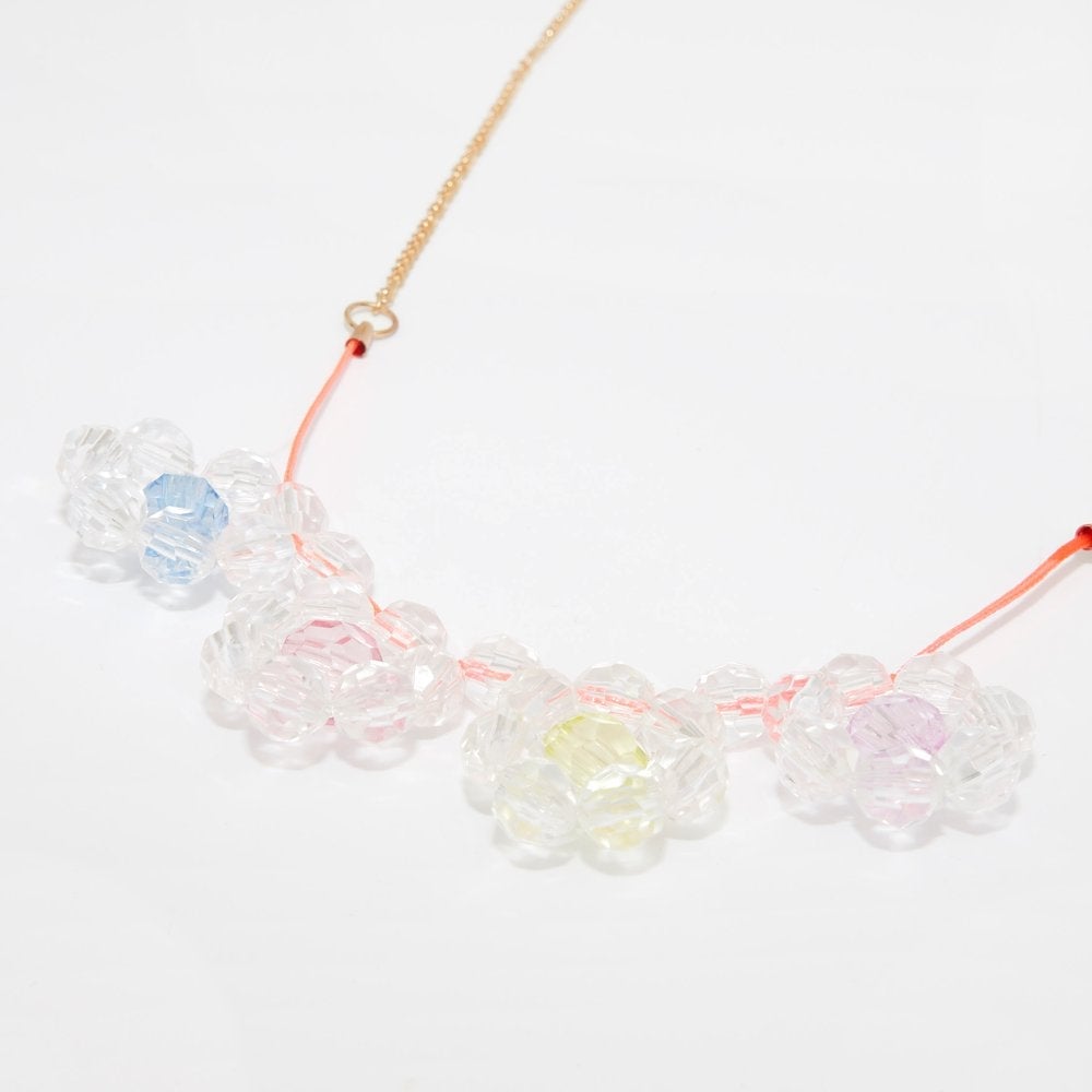 FLOWER JEWEL NECKLACE Meri Meri Kid's Accessories & Costumes Bonjour Fete - Party Supplies