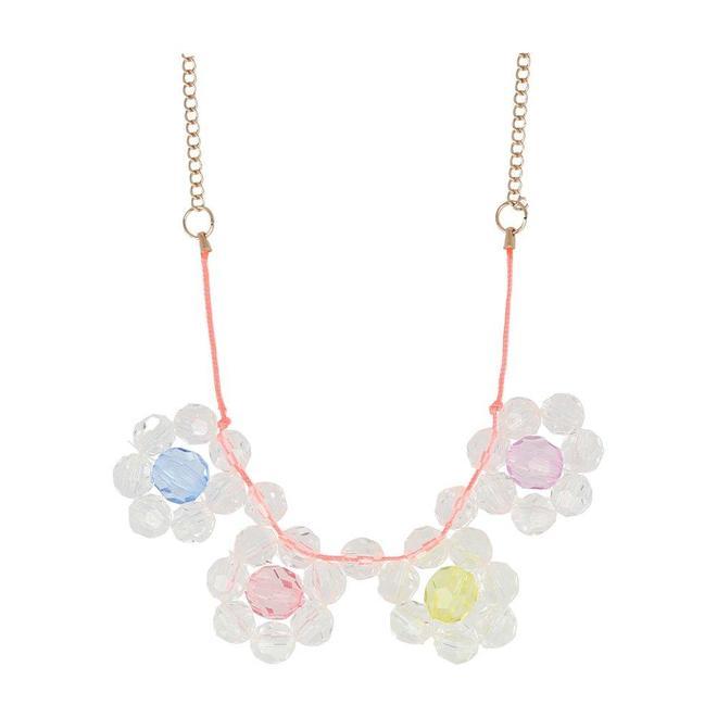 FLOWER JEWEL NECKLACE Meri Meri Kid's Accessories & Costumes Bonjour Fete - Party Supplies