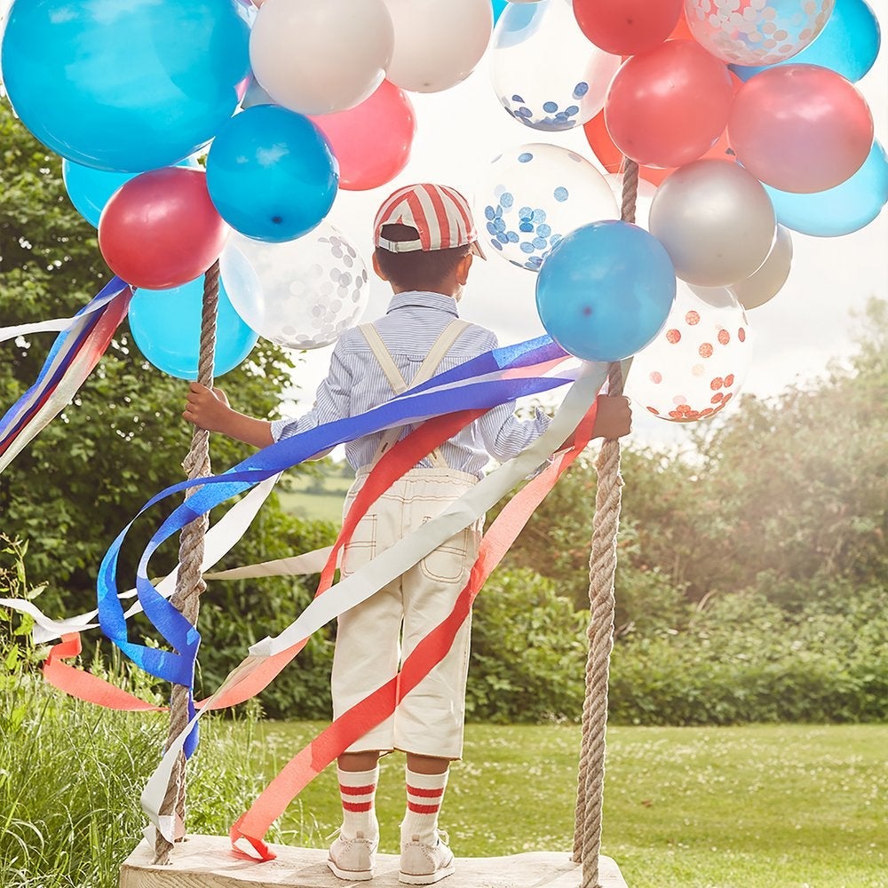 RED, WHITE, & BLUE BALLOON GARLAND KIT Meri Meri Balloon Garland Kit Bonjour Fete - Party Supplies