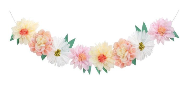 FLOWER GARDEN GIANT GARLAND Meri Meri Garlands & Banners Bonjour Fete - Party Supplies