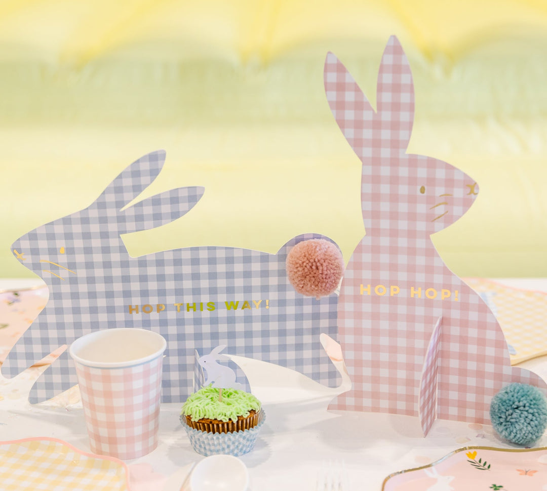 GINGHAM BUNNIES EGG HUNT KIT Meri Meri Egg Hunt Bonjour Fete - Party Supplies