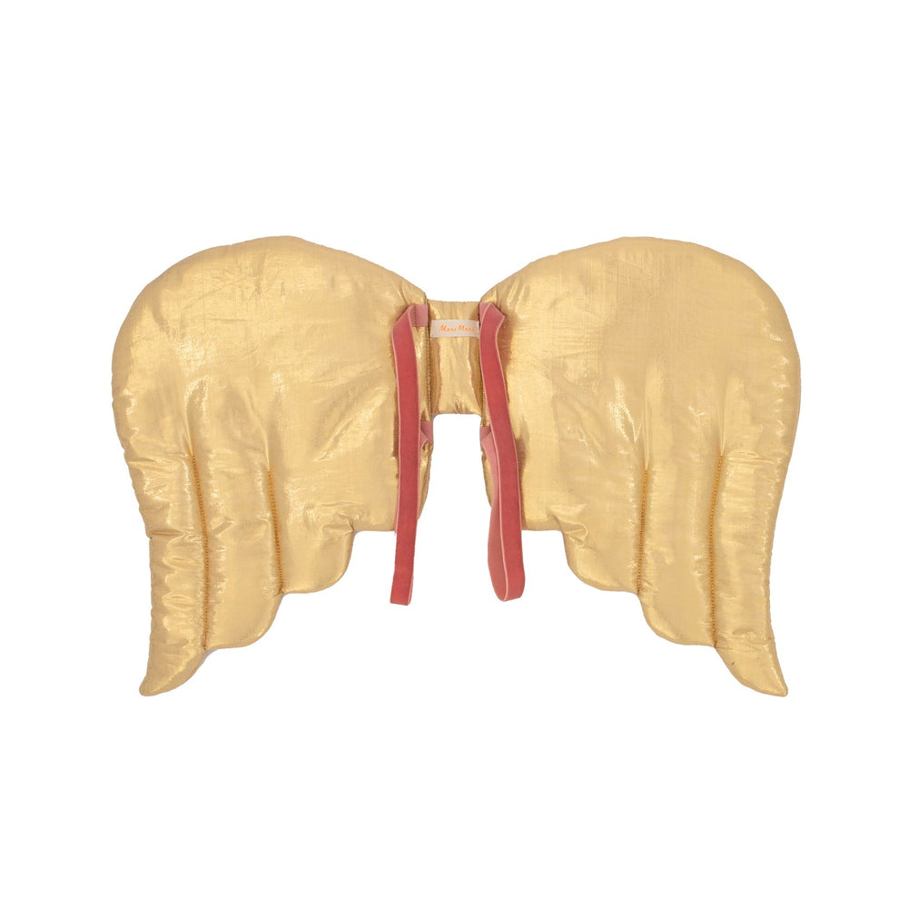 GOLD QUILTED ANGEL WINGS AND CROWN Meri Meri Kid's Accessories & Costumes Bonjour Fete - Party Supplies