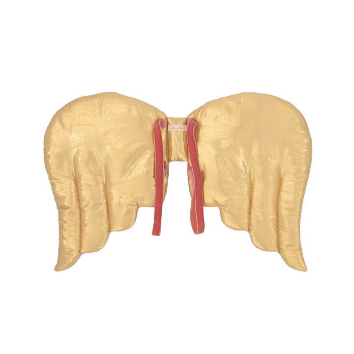 GOLD QUILTED ANGEL WINGS AND CROWN Meri Meri Kid's Accessories & Costumes Bonjour Fete - Party Supplies