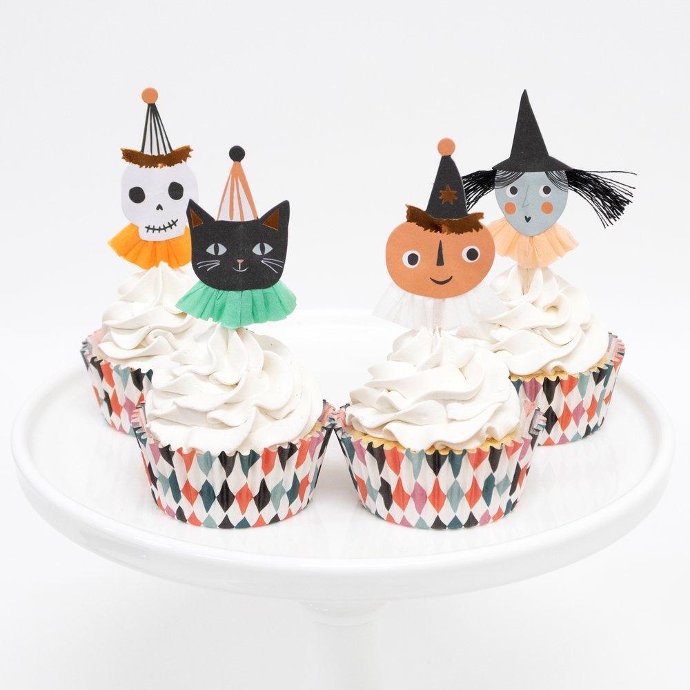 VINTAGE HALLOWEEN CUPCAKE KIT Meri Meri Halloween Baking & Sweets Bonjour Fete - Party Supplies