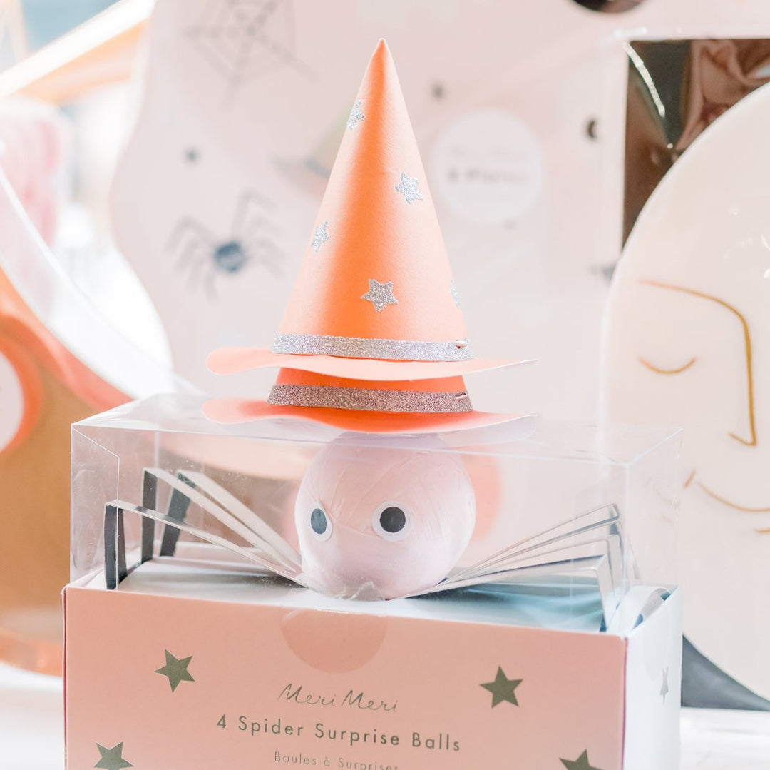 PASTEL HALLOWEEN MINI WITCH HATS Meri Meri Halloween Costumes Bonjour Fete - Party Supplies