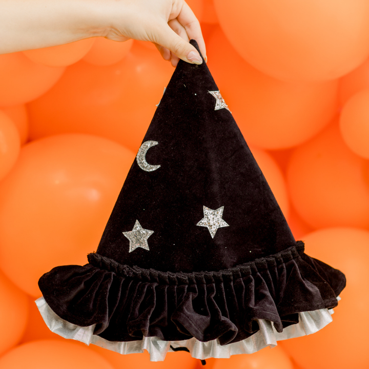POINTED WITCH HAT Meri Meri Halloween Dress Up Bonjour Fete - Party Supplies