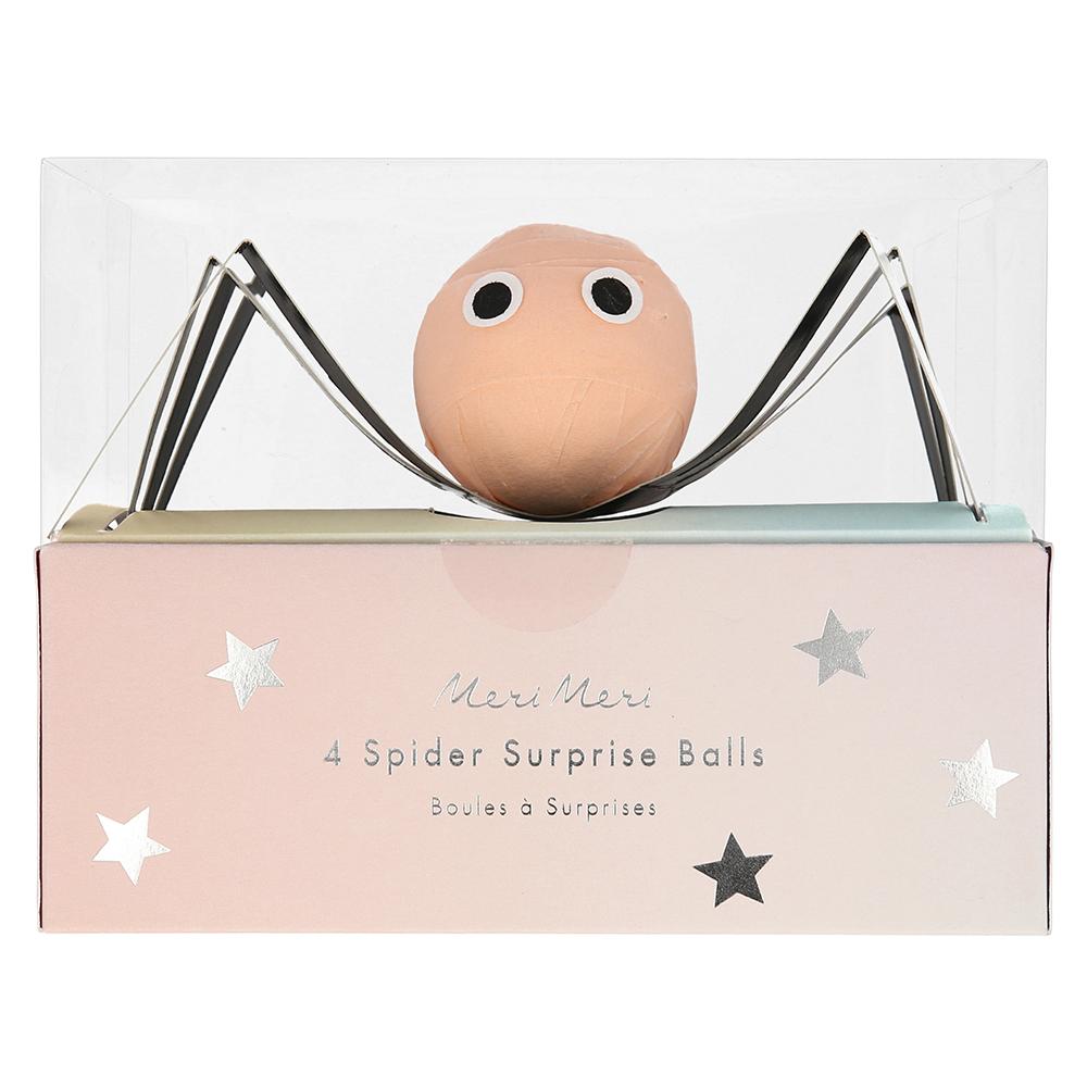 PASTEL HALLOWEEN SPIDER SURPRISE BALLS Meri Meri Halloween Favors Bonjour Fete - Pastel Halloween Party Supplies