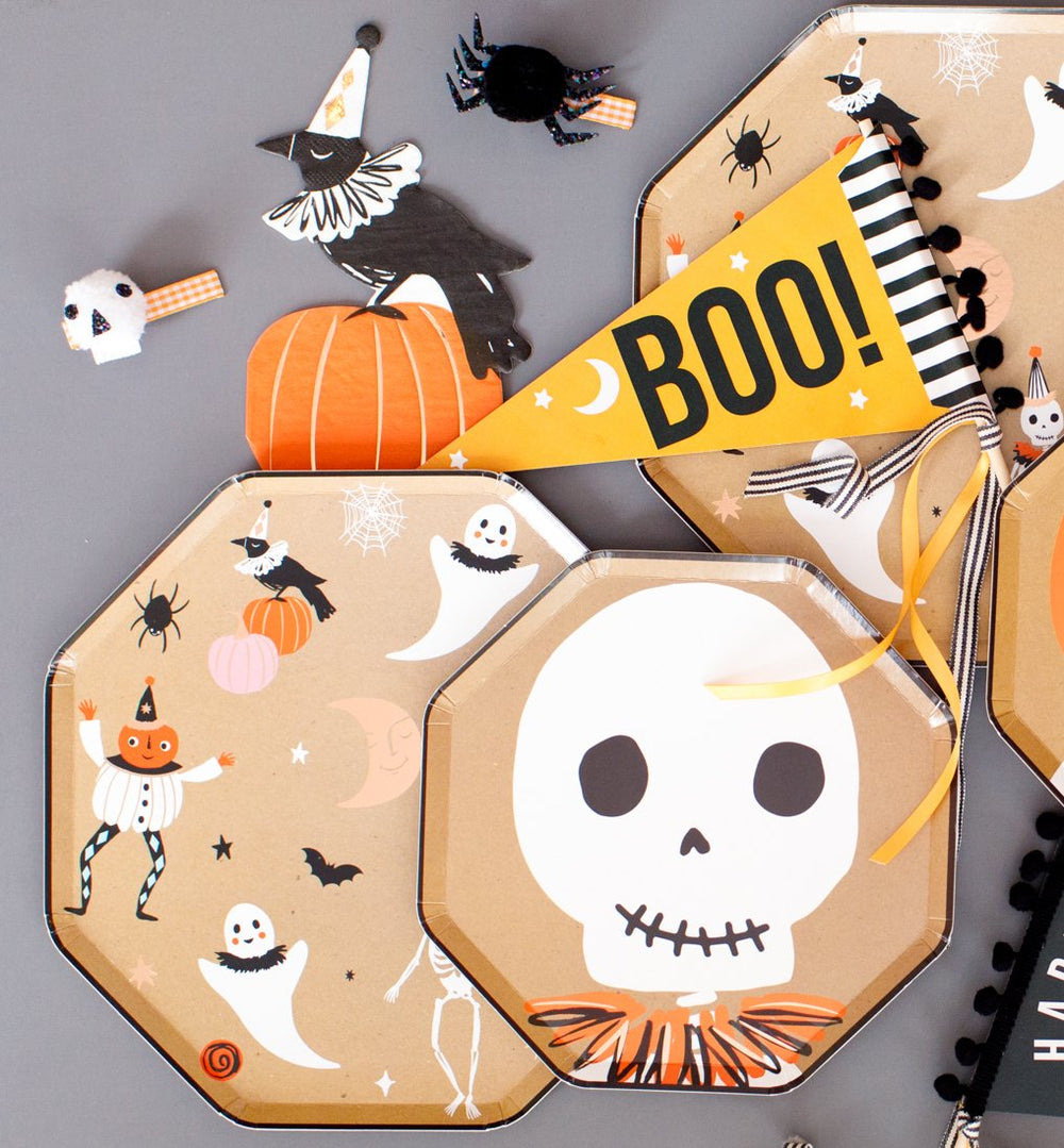 VINTAGE HALLOWEEN CROW NAPKINS Meri Meri Halloween Tableware Bonjour Fete - Party Supplies
