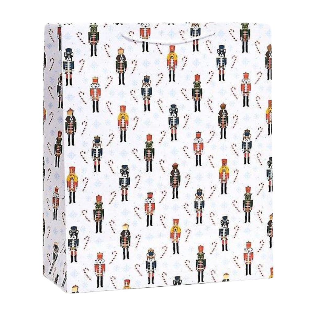WASTE NOT PAPER HOLIDAY MEDIUM GIFT BAG Waste Not Paper Gift Bag Bonjour Fete - Party Supplies