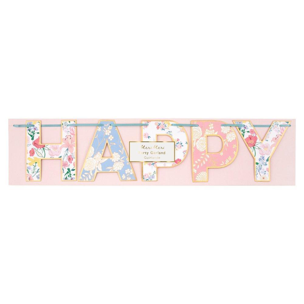 Meri Meri English Garden Floral Garland