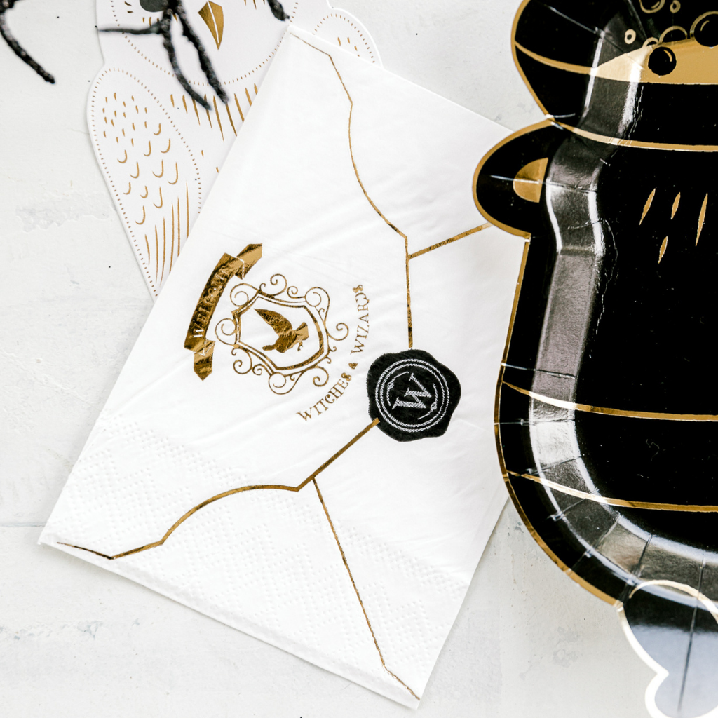 SPELLBOUND ENVELOPE NAPKIN My Mind’s Eye Napkins Bonjour Fete - Party Supplies