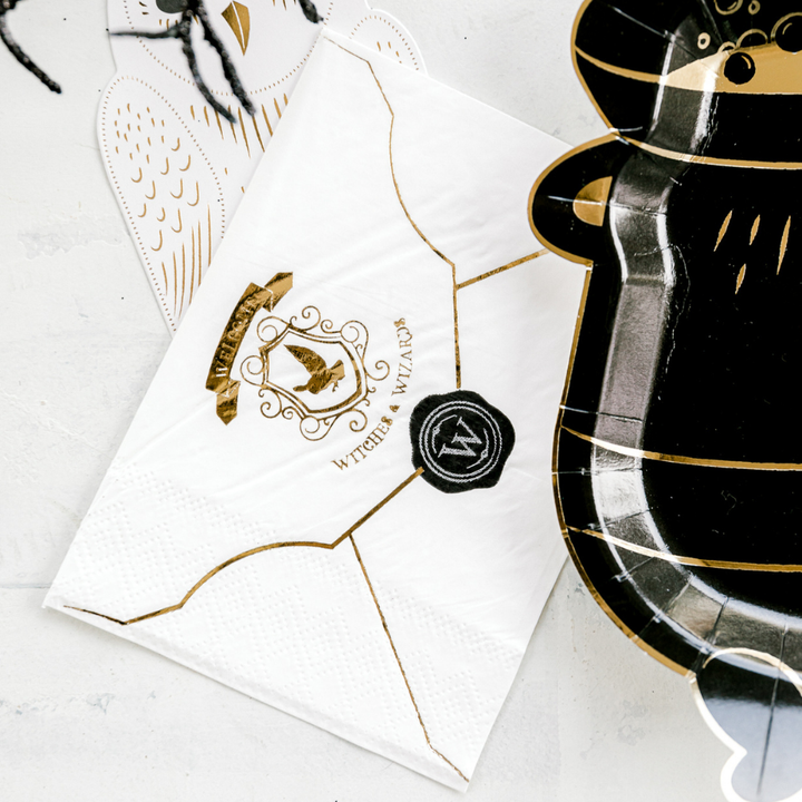 SPELLBOUND ENVELOPE NAPKIN My Mind’s Eye Napkins Bonjour Fete - Party Supplies